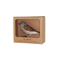 DecoBird Accenteur mouchet - Statuette en bois