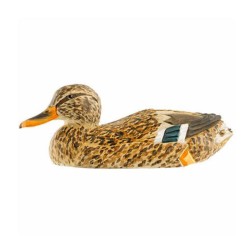 DecoBird Canard colvert femelle - Statuette en bois