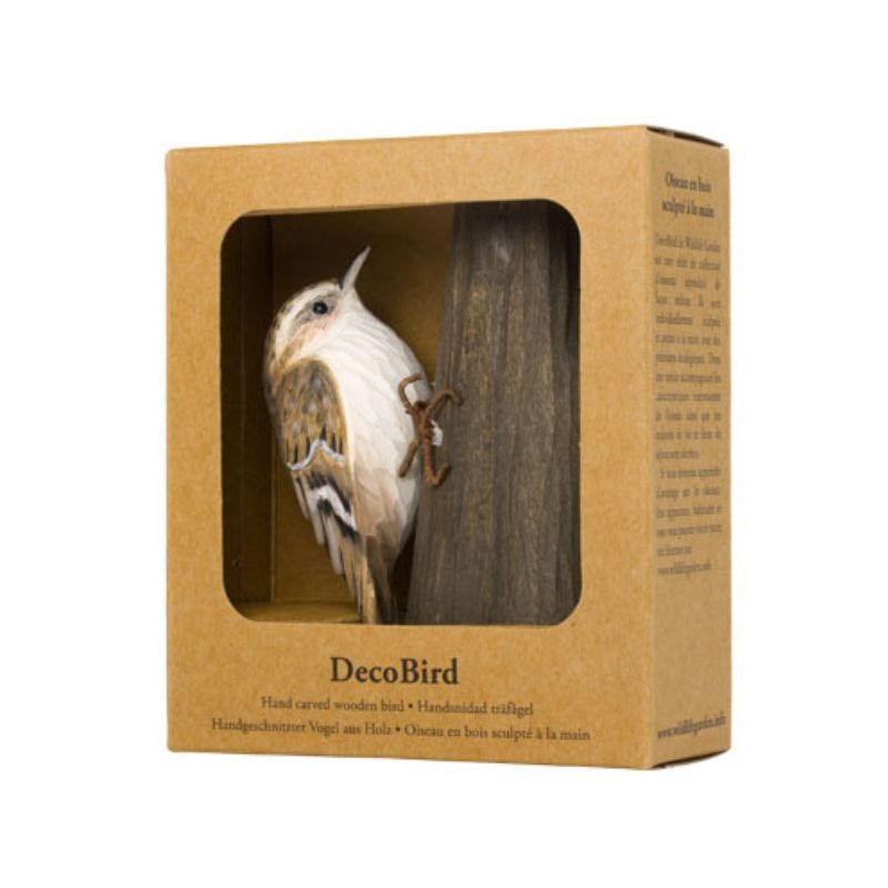 DecoBird Grimpereau des jardins - Statuette en bois