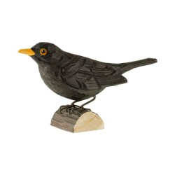 DecoBird Merle - Statuette en bois