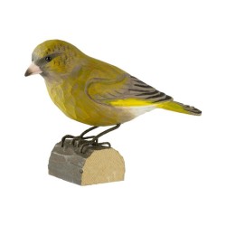 DecoBird Verdier d'Europe - Statuette en bois