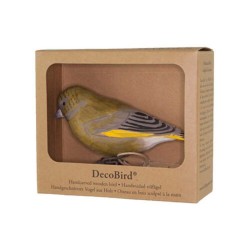 DecoBird Verdier d'Europe - Statuette en bois