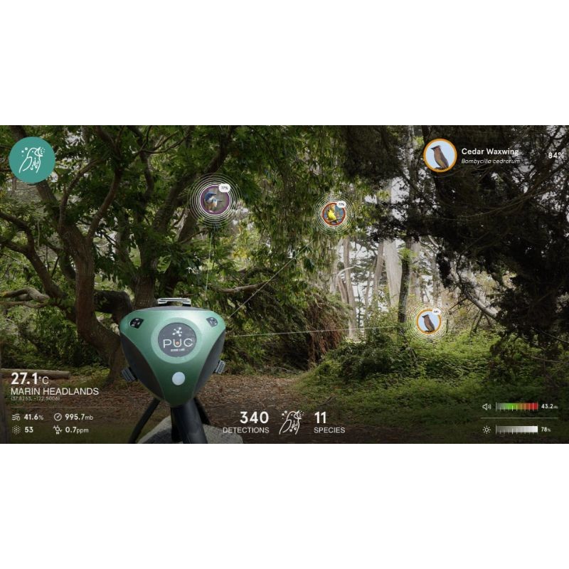 BirdWeather PUC - Détecteur chants d'oiseaux portable