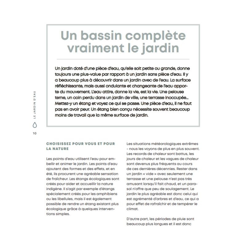 Manuel pratique du jardin d’eau