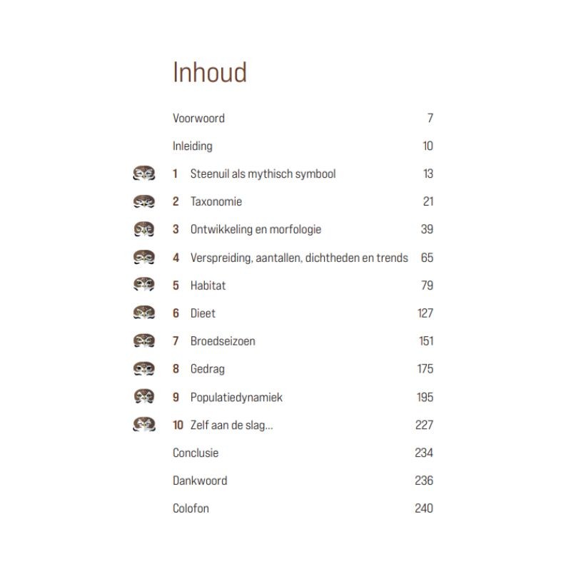 Biografie van de steenuil - Godin van de nacht