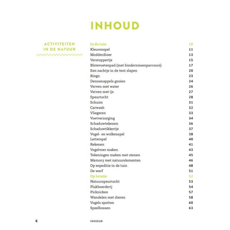 Kids in en met de natuur