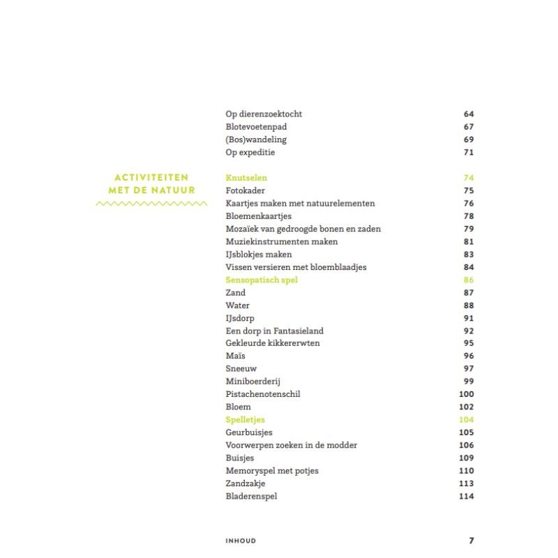 Kids in en met de natuur