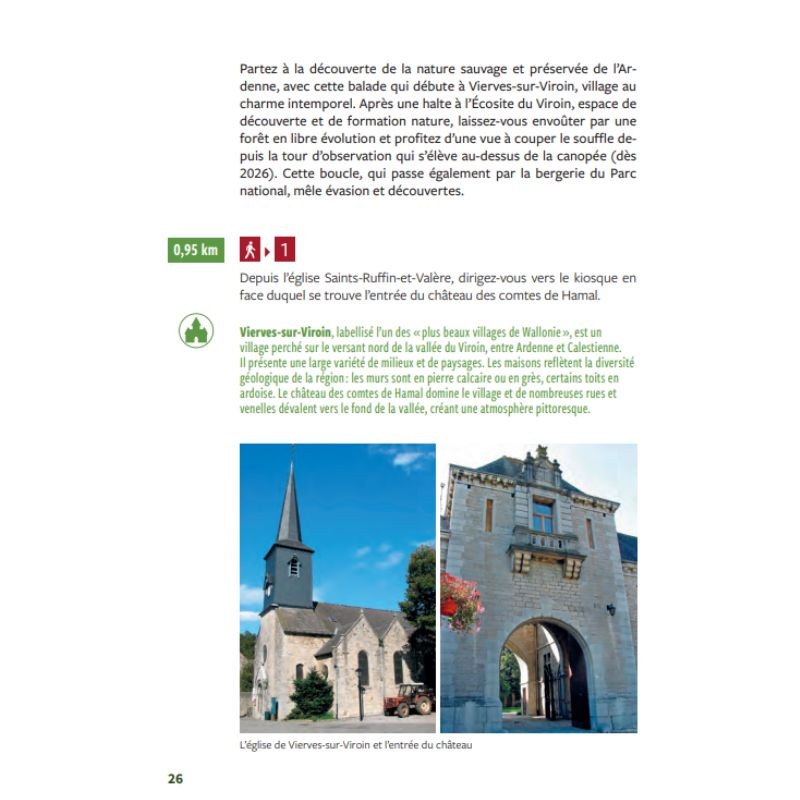 26 balades entre les Ardennes, la Fagne et la Calestienne