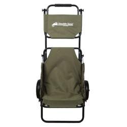 Chariot de transport Stealth Gear M2 vert forêt avec auvent pare-soleil