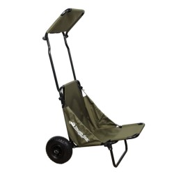 Chariot de transport Stealth Gear M2 vert forêt avec auvent pare-soleil