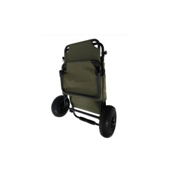 Chariot de transport Stealth Gear M2 vert forêt avec auvent pare-soleil