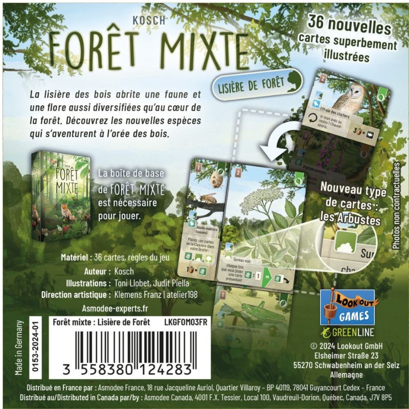 Forêt Mixte - Extension Lisière de Forêt - Jeu de stratégie