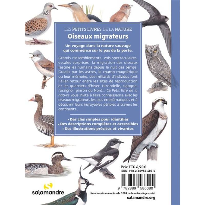Oiseaux migrateurs - Les petits livres de la nature