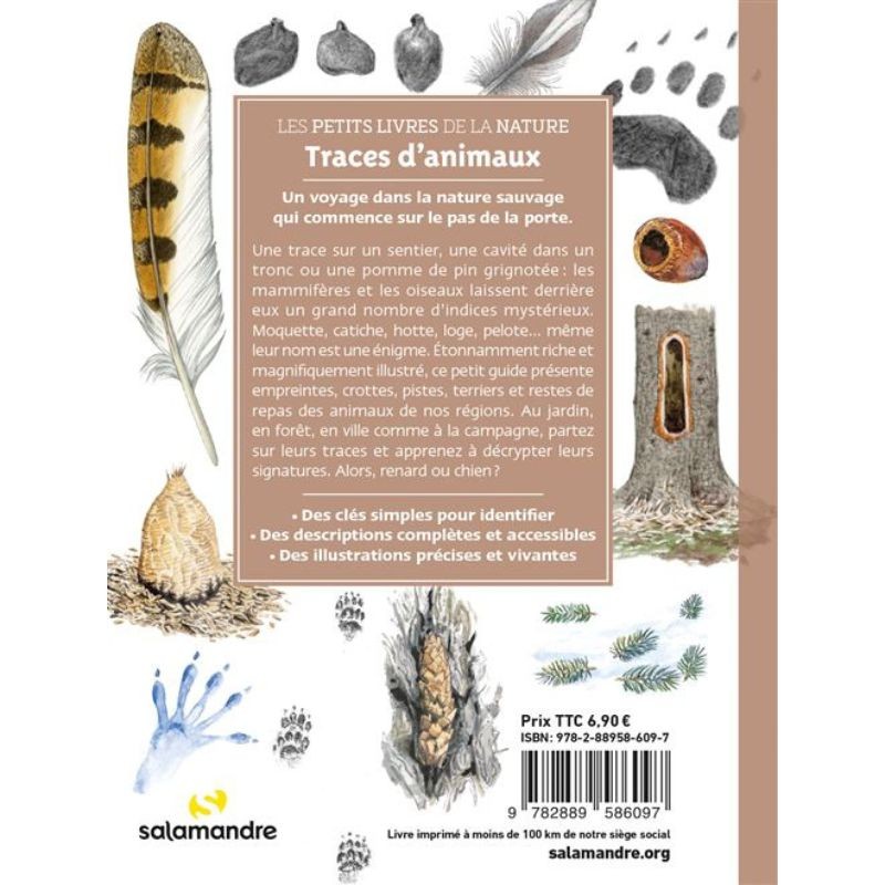 Traces d'animaux - Les petits livres de la nature