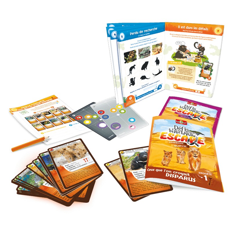 Jeu Défis Nature Escape - Mission survie - Bioviva