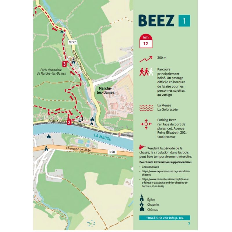 20 balades au fil de la Meuse et de ses affluents - Province de Namur