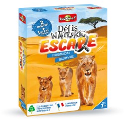 Jeu Défis Nature Escape - Mission survie - Bioviva