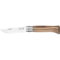 Couteau de poche Opinel Bouleau laminé - Marron - Acier inoxydable
