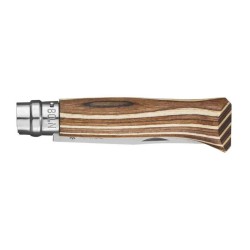 Couteau de poche Opinel Bouleau laminé - Marron - Acier inoxydable