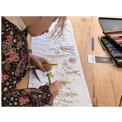 Calendrier panoramique « Une année dans le Potager »
