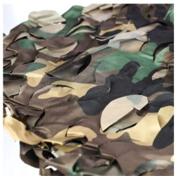 Filet de camouflage - 3D feuilles Camo Woodland 1,5 x 3 m - Forêt
