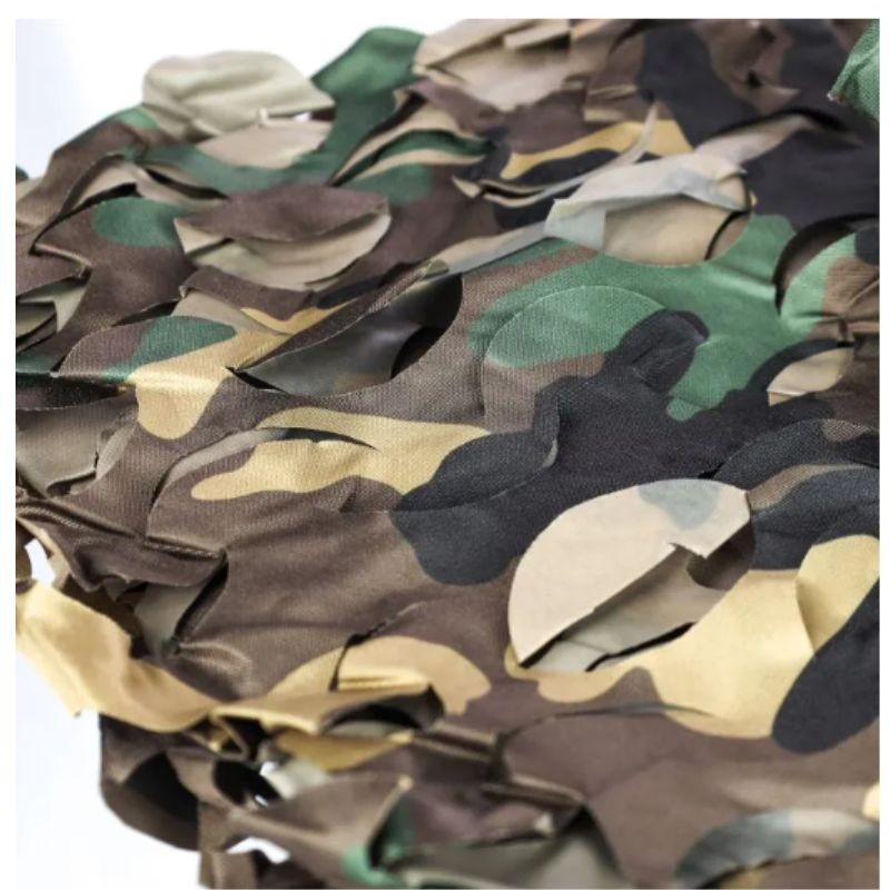 Filet de camouflage - 3D feuilles Camo Woodland 1,5 x 3 m - Forêt