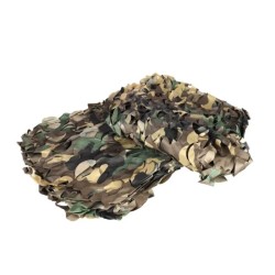 Filet de camouflage - 3D feuilles Camo Woodland 1,5 x 3 m - Forêt