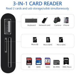 Lecteur Carte SD USB c, Adaptateur Carte SD, Carte SD Switch, lecteur de Carte mémoire externe, Lecteur de Carte SD USB