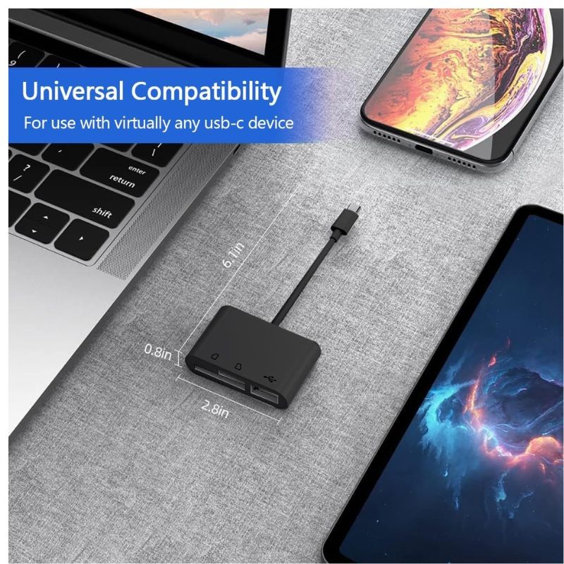 Lecteur Carte SD USB c, Adaptateur Carte SD, Carte SD Switch, lecteur de Carte mémoire externe, Lecteur de Carte SD USB