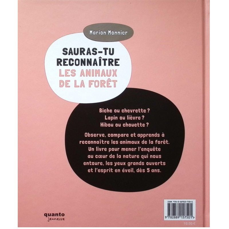 Sauras-tu reconnaître les animaux de la forêt ?