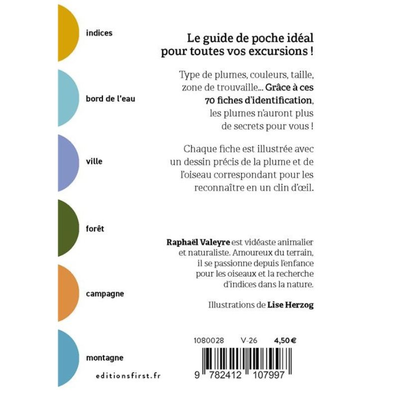 Le petit guide des plumes - 70 trouvailles à identifier
