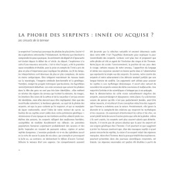 Mordus de serpents