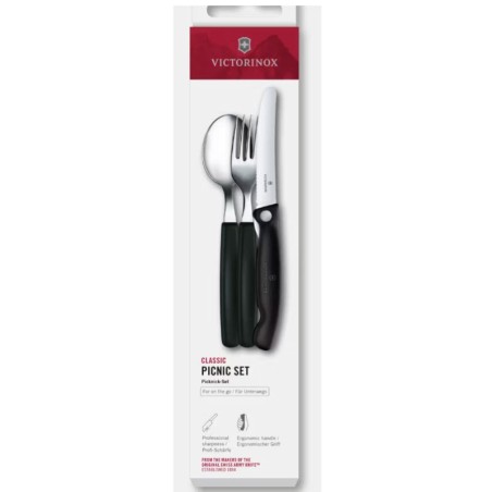 Set de pique-nique "Classic" - 3 pièces - Lg 11 cm