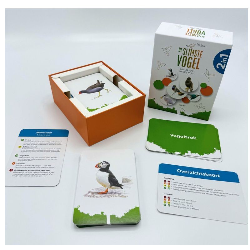 De slimste vogel - Een kaartspel voor jong en oud