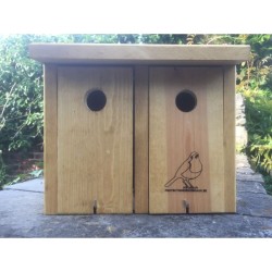Nichoir double LRBPO pour moineaux Nichoir double LRBPO pour moineaux