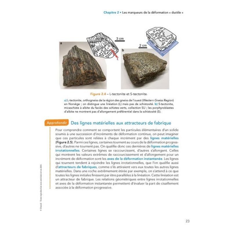 La déformation des roches - De l'analyse structurale à la mécanique de la lithosphère
