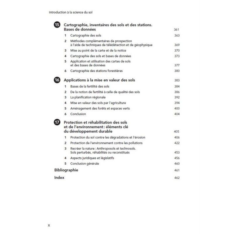 Introduction à la science du sol - Sol, végétation, environnement -8e édition