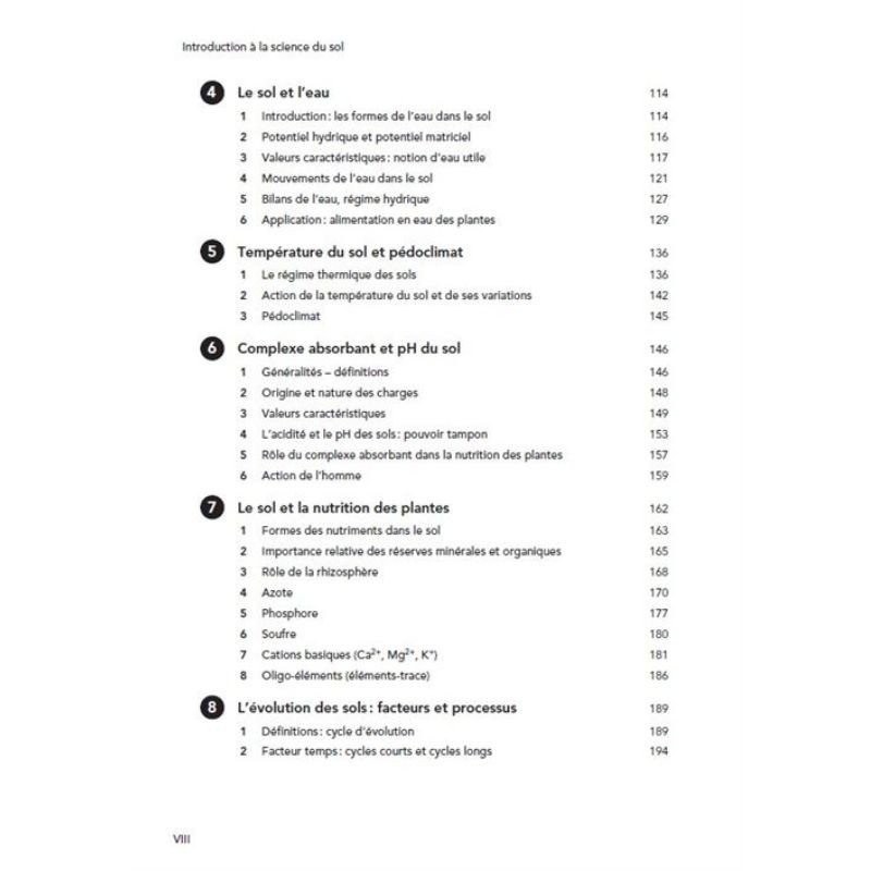 Introduction à la science du sol - Sol, végétation, environnement -8e édition