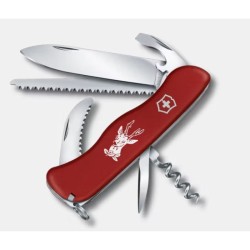 Couteau de poche Victorinox "Hunter" - 12 fonctions - Rouge