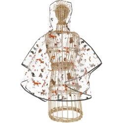 Poncho de pluie enfant transparent "animaux de la forêt"