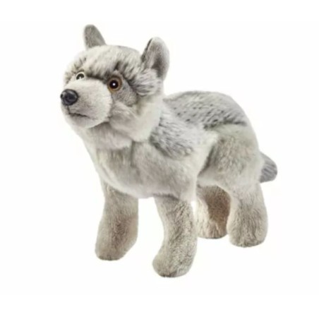 Loup Gris - Peluche 20cmL