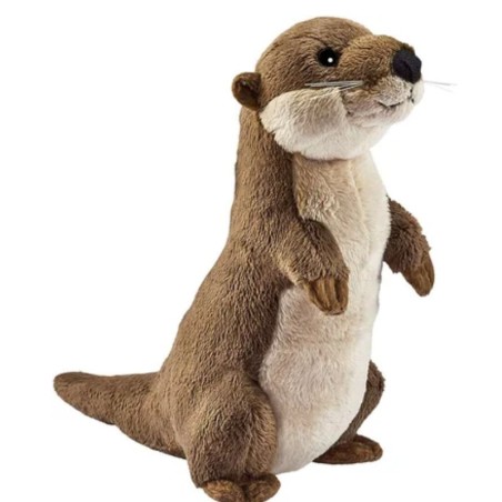 Loutre dressée - Peluche 20cmH