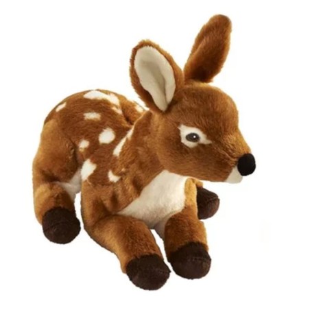 Faon couché - Peluche 24cmL
