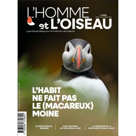 Revue L'Homme et l'Oiseau - L’habit ne fait pas le (macareux) moine - 3/2026
