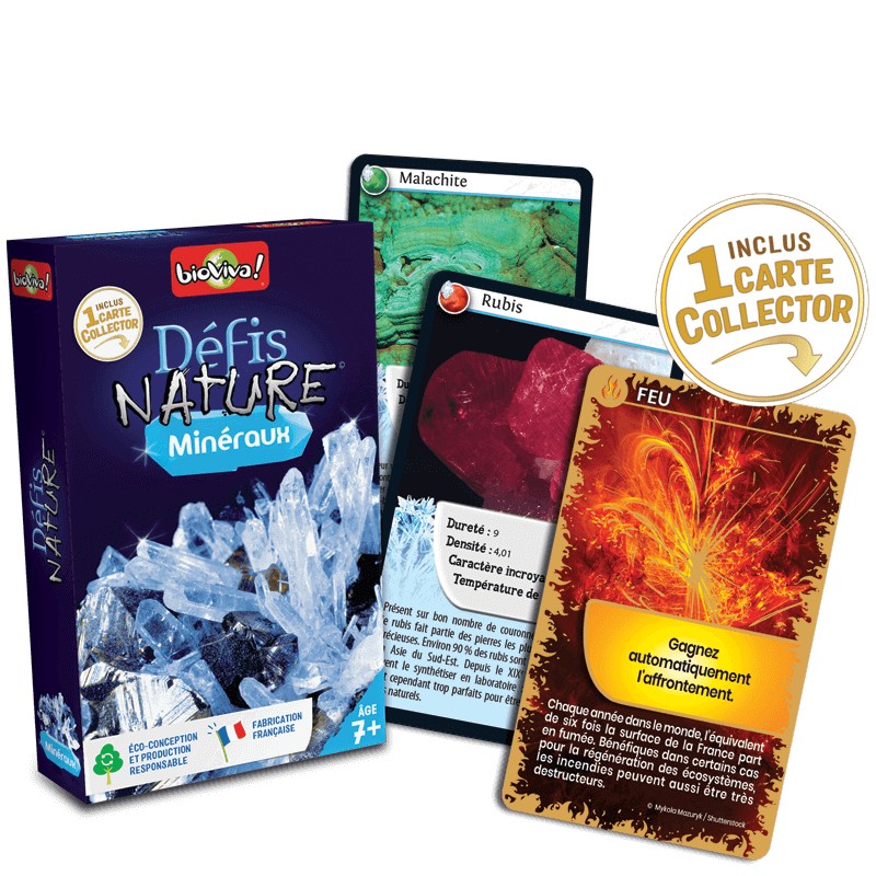 Jeu Défis Nature - Les minéraux - Bioviva