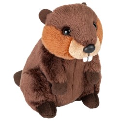 Castor Éco Pocketkins - Petite peluche 12,5 cm