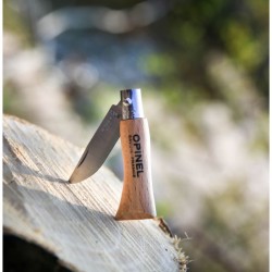 Couteau de poche Opinel N°2 "Classic" - Acier inoxydable/bois