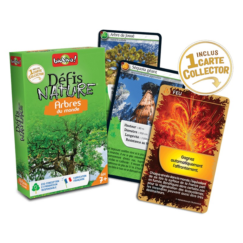 Jeu Défis Nature - Arbres du monde - Bioviva