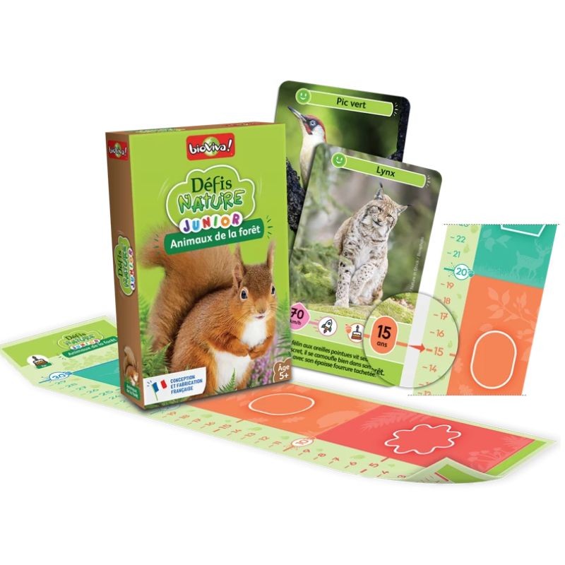 Jeu Défis Nature Junior - Animaux de la forêt