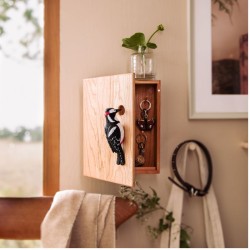 DecoBird Armoire à clés Pic épeiche